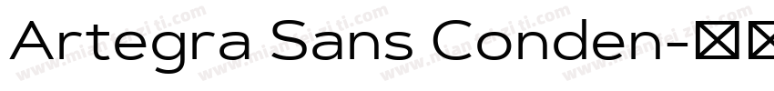 Artegra Sans Conden字体转换
